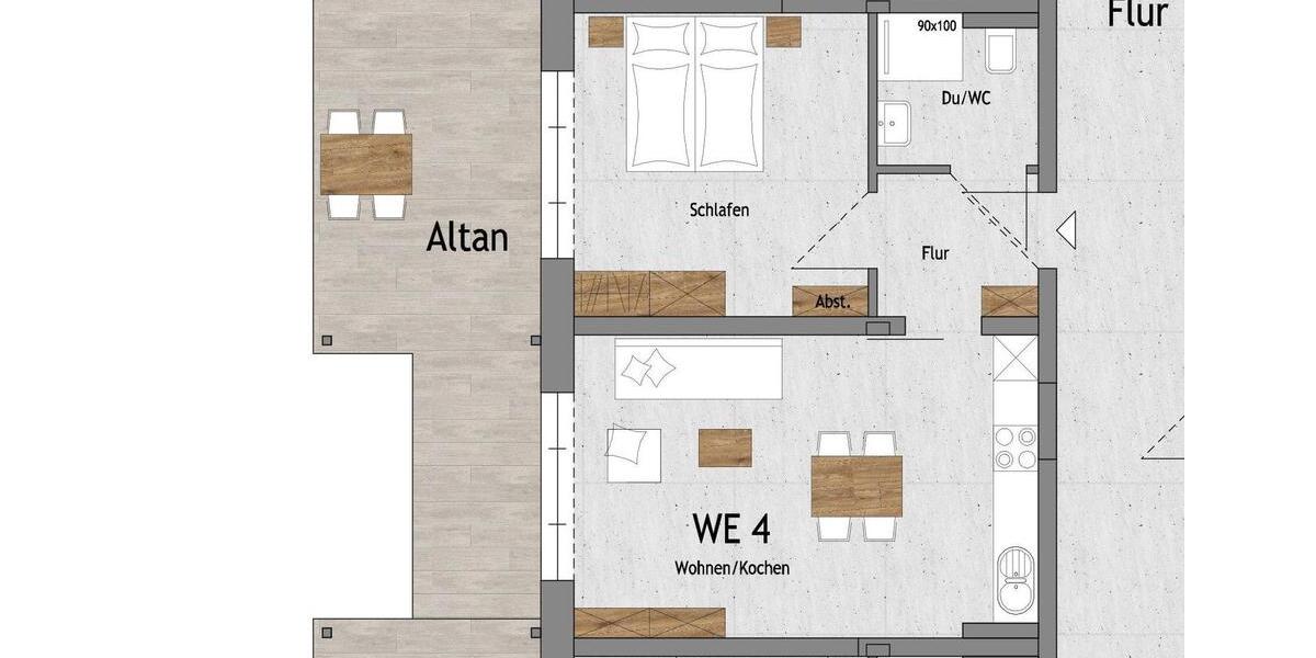 Etagenwohnung Winterberg - 2 Zimmer, 58 m&sup2;, 590&euro; | Angebot:25648699
