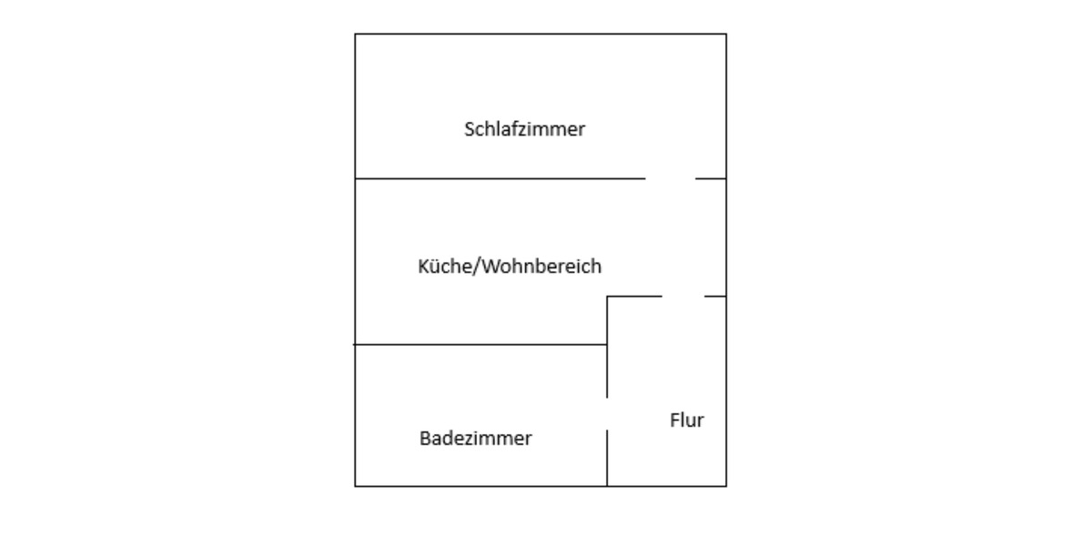 Helle 2-Raum-Wohnung zu vermieten zimmer