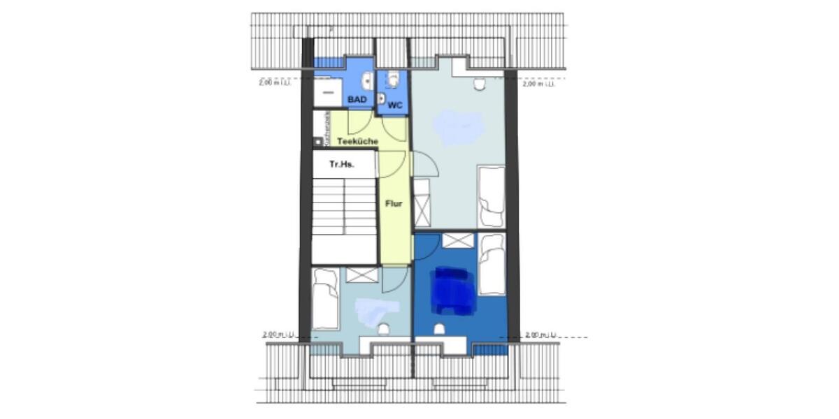 Wohnen auf Zeit Heilbronn Kernstadt - 3 Zimmer, 44 m&sup2;, 730&euro; | Angebot:25873322