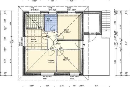Wohnung Saterland - 3 Zimmer, 64 m&sup2;, 700&euro; | Angebot:24781361