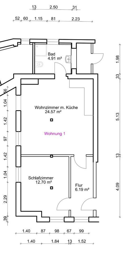 Altersgerechte SingleWohnung im EG