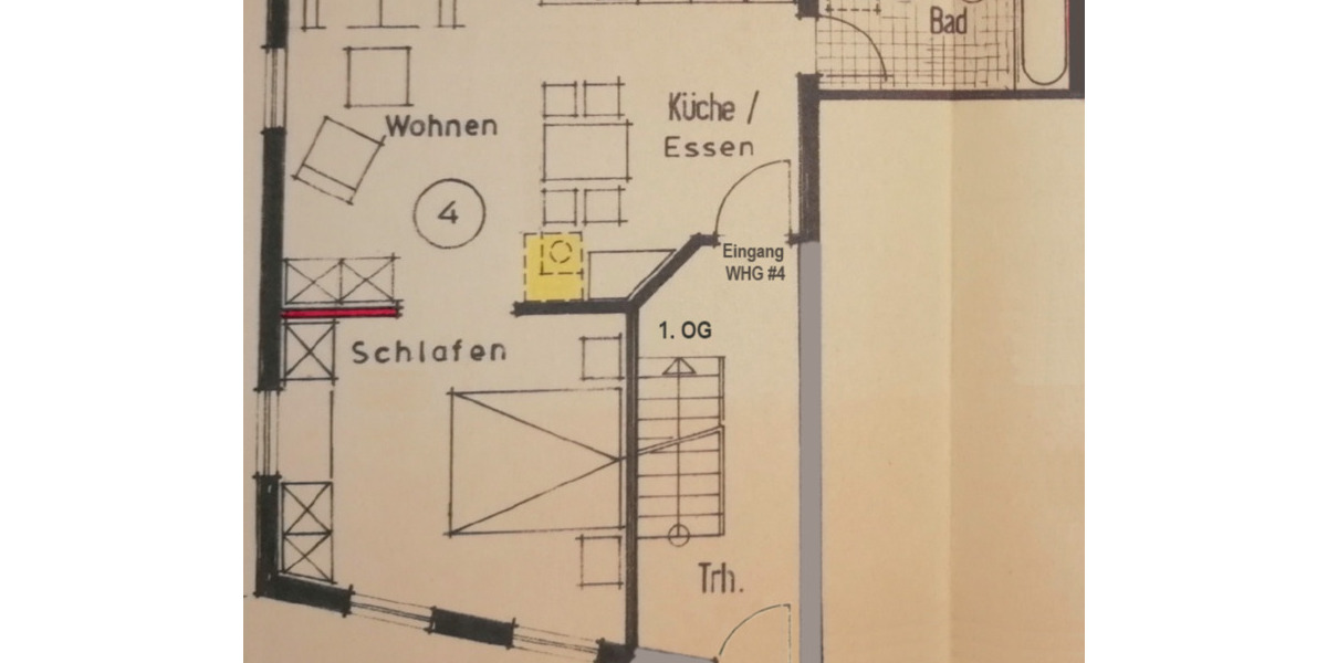 Etagenwohnung Lenzkirch - 2 Zimmer, 42 m&sup2;, 540&euro; | Angebot:25944167