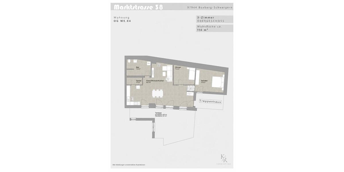 Etagenwohnung Boxberg - 3 Zimmer, 110 m&sup2;, 995&euro; | Angebot:26477370