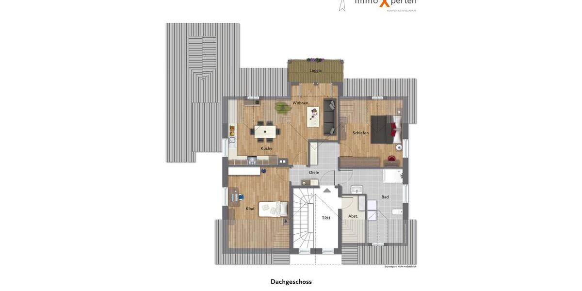 Dachgeschoßwohnung Olpe - 3 Zimmer, 96 m&sup2;, 995&euro; | Angebot:24536438