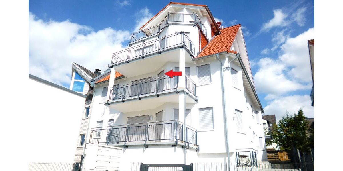 Neubau, exklusive 3-Zimmerwohnung mit Einbauküche u. Balkon in Dreieich - Appartement Dreieich | Angebot:27262884