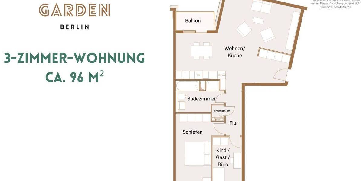 Etagenwohnung Berlin Alt-Hohenschönhausen - 3 Zimmer, 95 m&sup2;, 1.472&euro; | Angebot:26154816