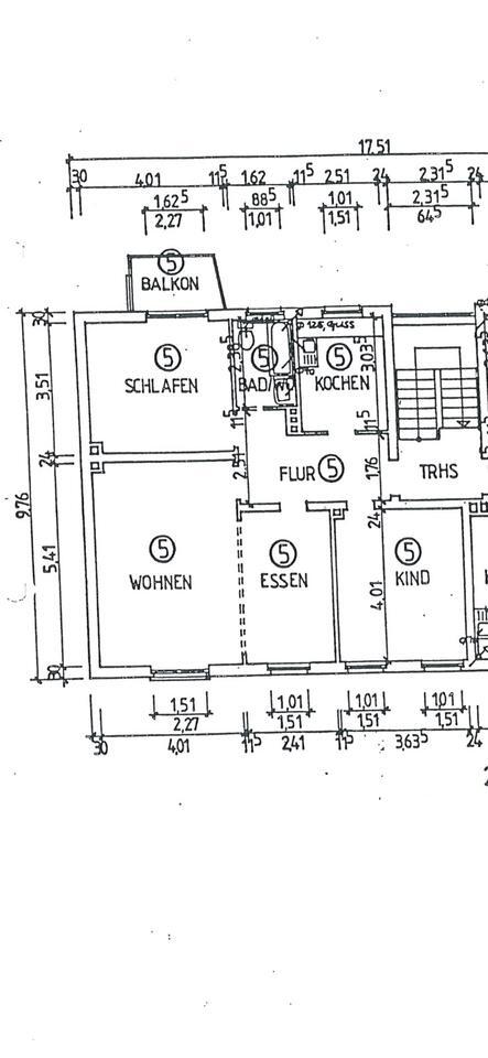 4-Zimmer-Wohnung in der Nähe vom Bahnhof