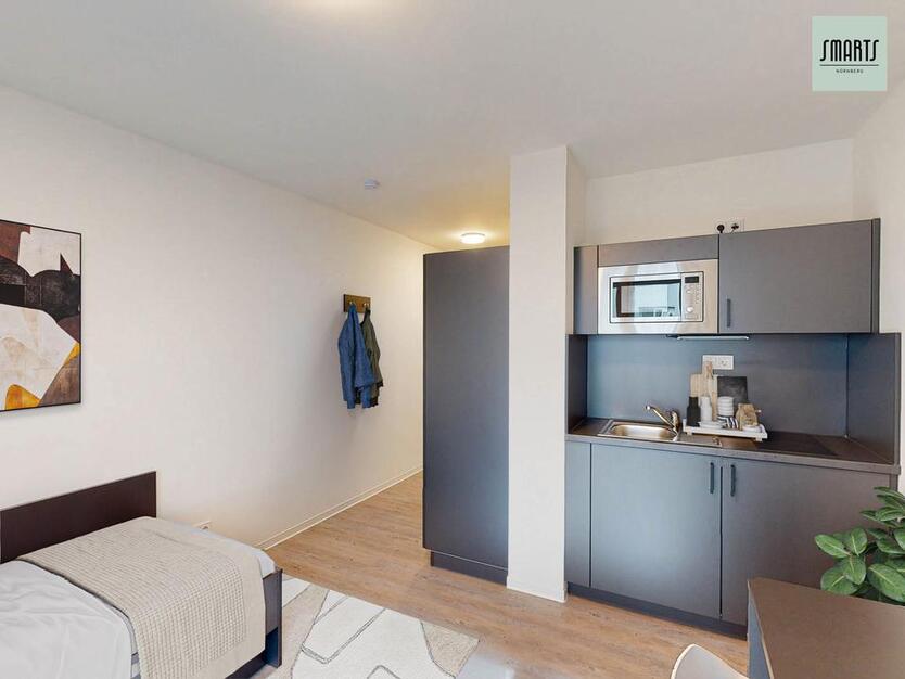 Modernes 1-Zimmer-Apartment zimmer