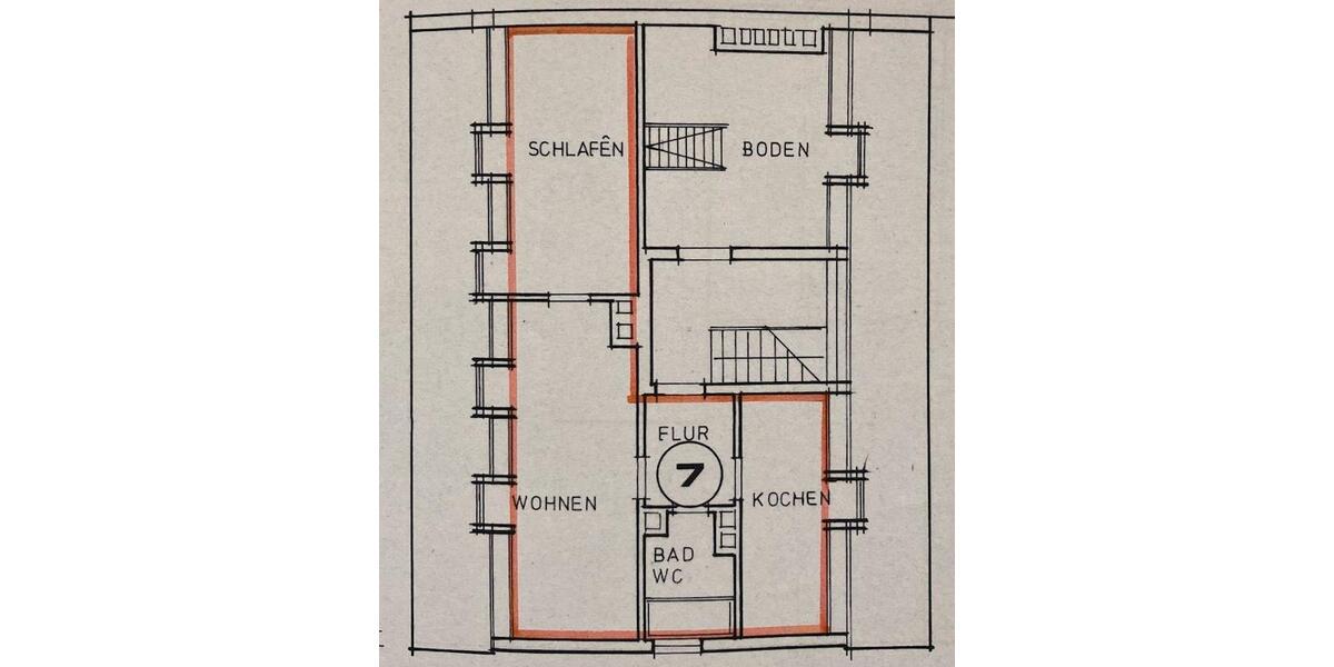 Dachgeschoßwohnung Nürnberg Erlenstegen - 2 Zimmer, 47 m&sup2;, 650&euro; | Angebot:25993372