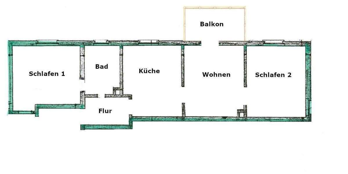 Etagenwohnung Singen (Hohentwiel) Singen - 3 Zimmer, 75 m&sup2;, 850&euro; | Angebot:25423887