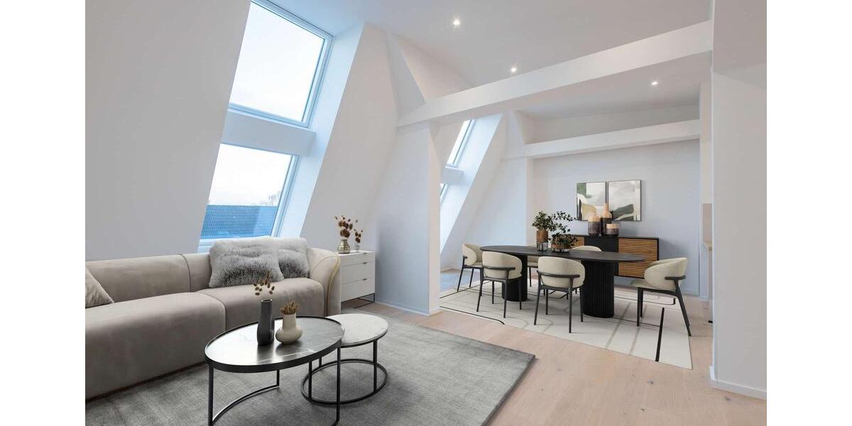 Dachgeschoßwohnung Kiel - 2 Zimmer, 85 m&sup2;, 1.860&euro; | Angebot:24492985