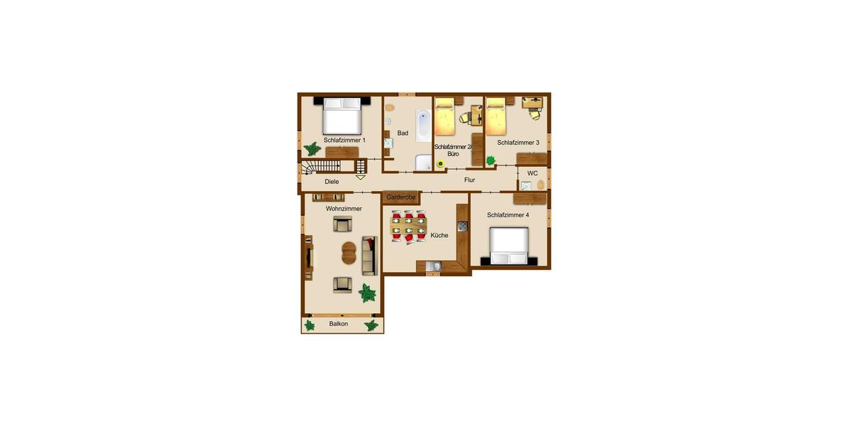 Etagenwohnung Stadtlohn - 5 Zimmer, 125 m&sup2;, 1.269&euro; | Angebot:25807111