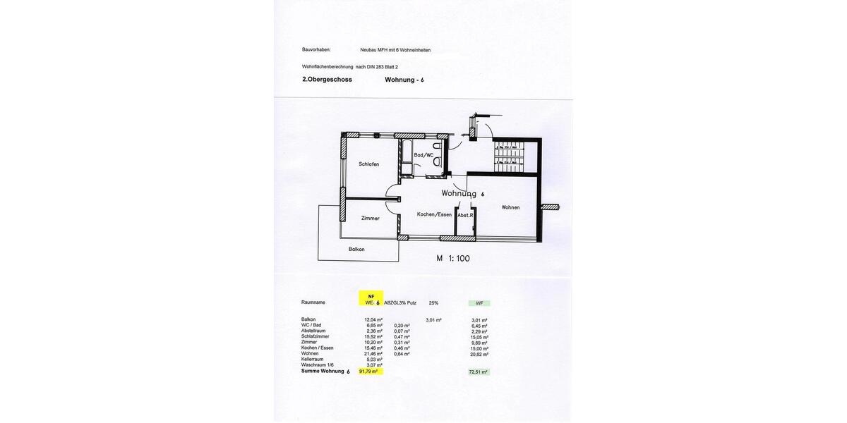 Etagenwohnung Schliengen - 3 Zimmer, 73 m&sup2;, 970&euro; | Angebot:25974632