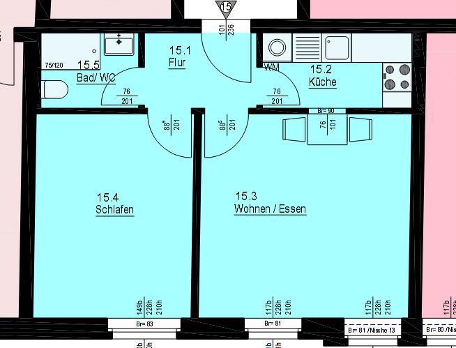 Klein & Hübsch! 2-Zimmer-Wohnung in der Nähe des Zentrums von Pirna 2 zimmer
