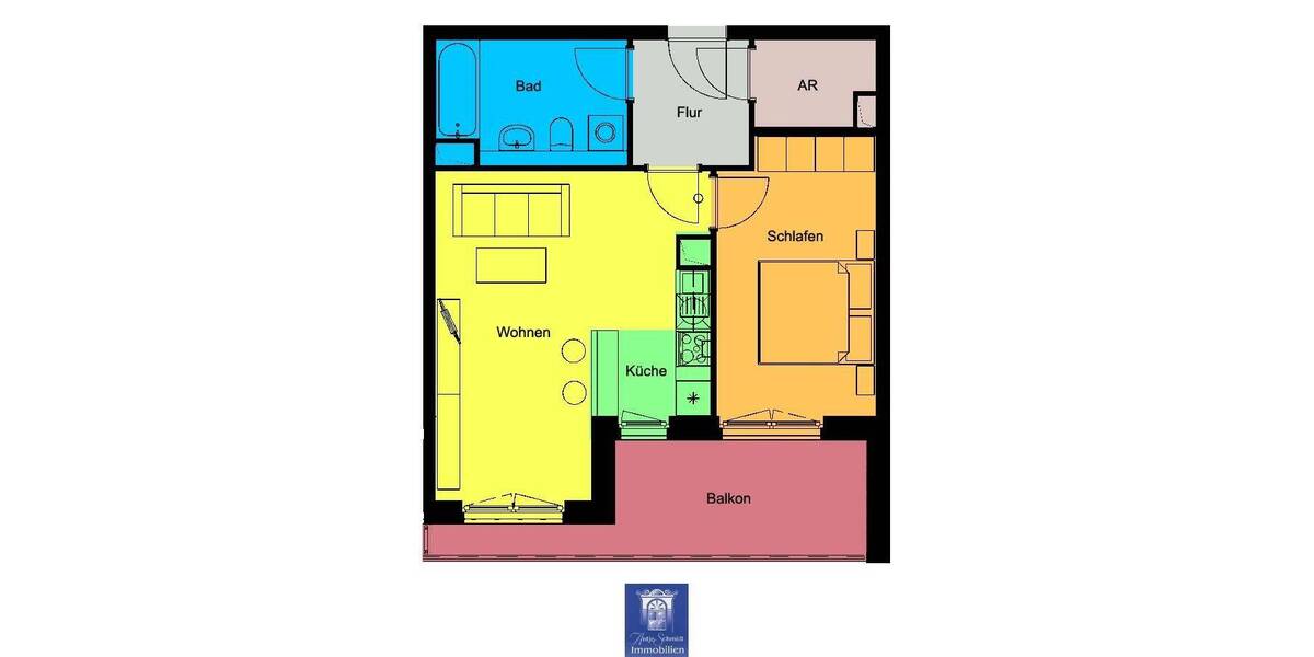 Etagenwohnung Dresden Südvorstadt-West - 2 Zimmer, 56 m&sup2;, 795&euro; | Angebot:26108219