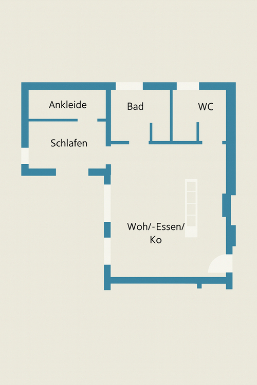 Wohnen am Michelsberg – exklusive Erdgeschosswohnung mit Terrasse 2.5 zimmer