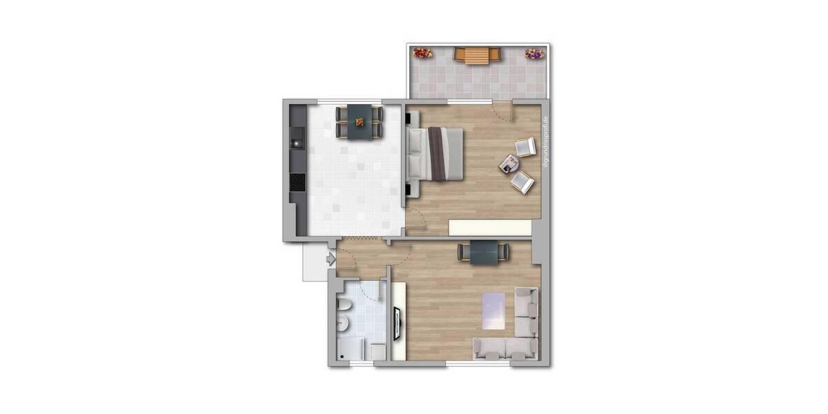 Etagenwohnung Magdeburg Fermersleben - 2 Zimmer, 56 m&sup2;, 350&euro; | Angebot:26798058