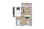 Etagenwohnung Magdeburg Fermersleben - 2 Zimmer, 56 m&sup2;, 350&euro; | Angebot:26798058