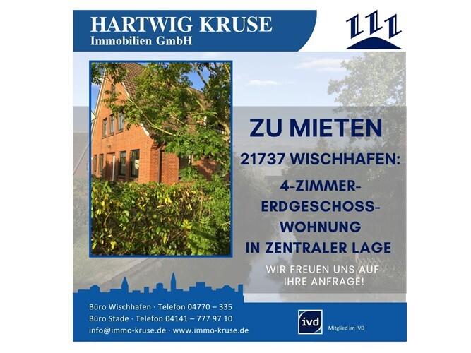 Erdgeschoßwohnung Wischhafen - 4 Zimmer, 100 m&sup2;, 750&euro; | Angebot:26491390