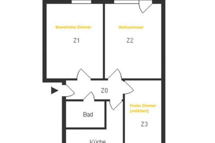 Wohnen auf Zeit Potsdam Industriegelände - 3 Zimmer, 62 m&sup2;, 550&euro; | Angebot:26417557