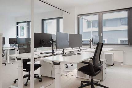 Moderne Büroplätze zur Untermiete - voll möbliert & Stellplatzoption - All-in-Miete zimmer