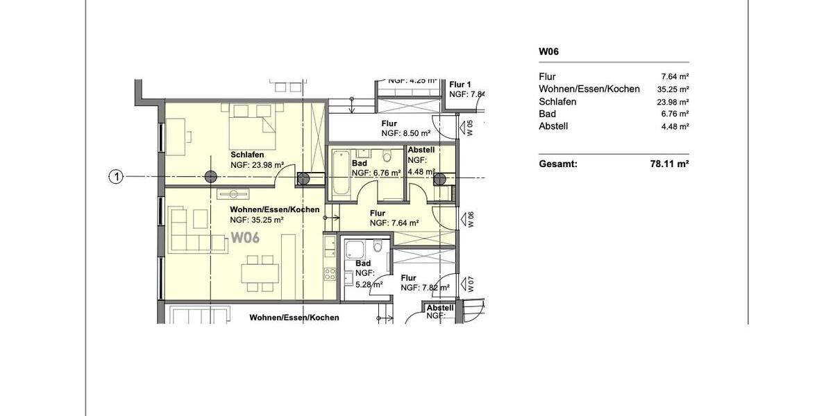 Etagenwohnung Lauingen (Donau) - 2 Zimmer, 78 m&sup2;, 750&euro; | Angebot:24865111