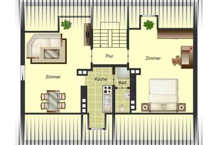 Wohnung zum Mieten in Aachen 389 € 31.6 m² 1 zimmer