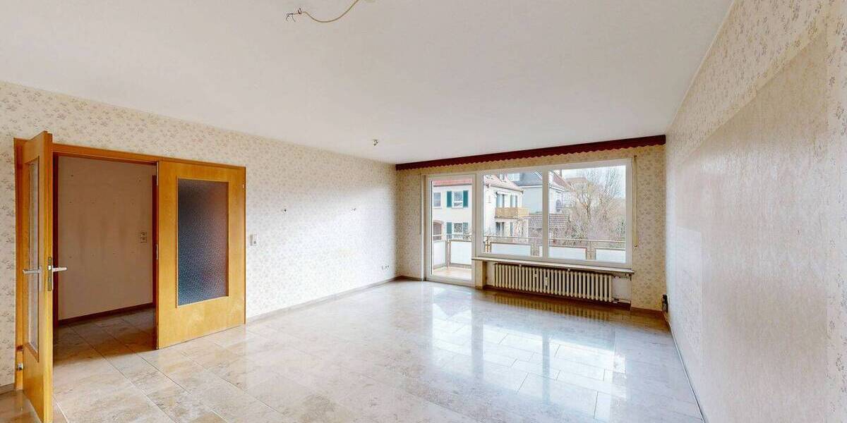 Etagenwohnung Würzburg Sanderau - 4 Zimmer, 92 m&sup2;, 1.150&euro; | Angebot:25997025