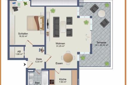 Wohnung Gotha - 2 Zimmer, 80 m&sup2;, 990&euro; | Angebot:26511810