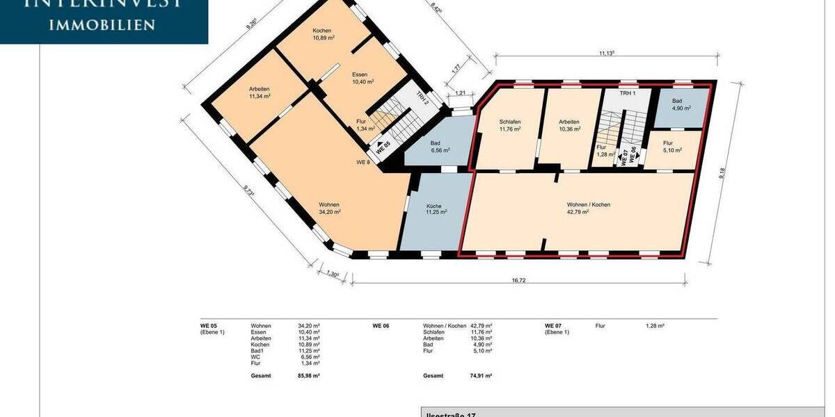 Etagenwohnung Magdeburg Reform - 4 Zimmer, 75 m&sup2;, 520&euro; | Angebot:26117501