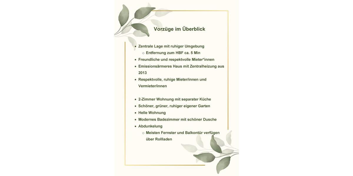 Erdgeschoßwohnung Krefeld - 2 Zimmer, 61 m&sup2;, 550&euro; | Angebot:26697803