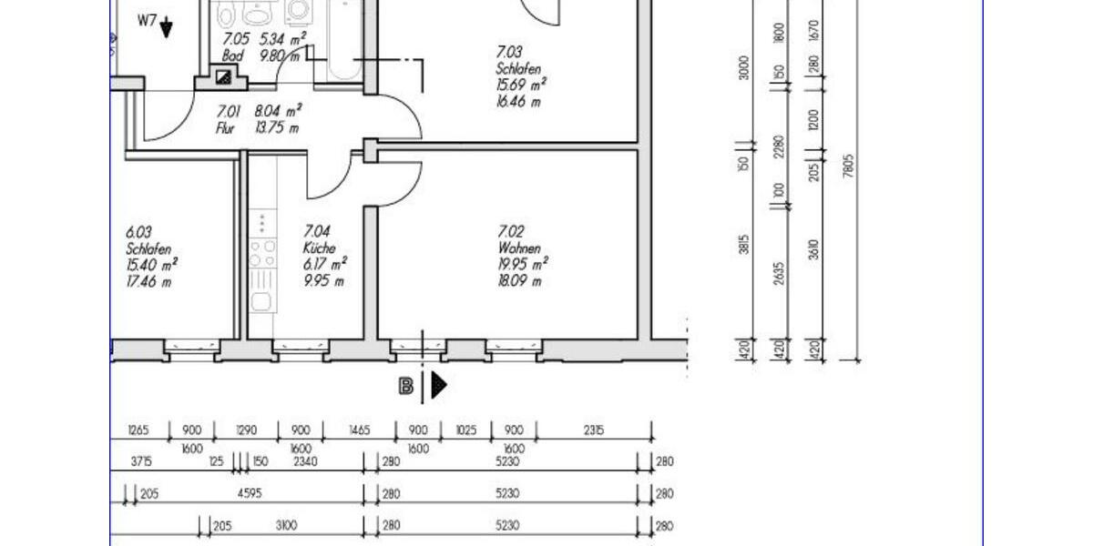 Etagenwohnung Frankenberg (Sachsen) - 2 Zimmer, 60 m&sup2;, 340&euro; | Angebot:24847695