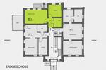 Hochparterre Bruchhausen-Vilsen Vilsen - 1.5 Zimmer, 57 m&sup2;, 860&euro; | Angebot:26647134