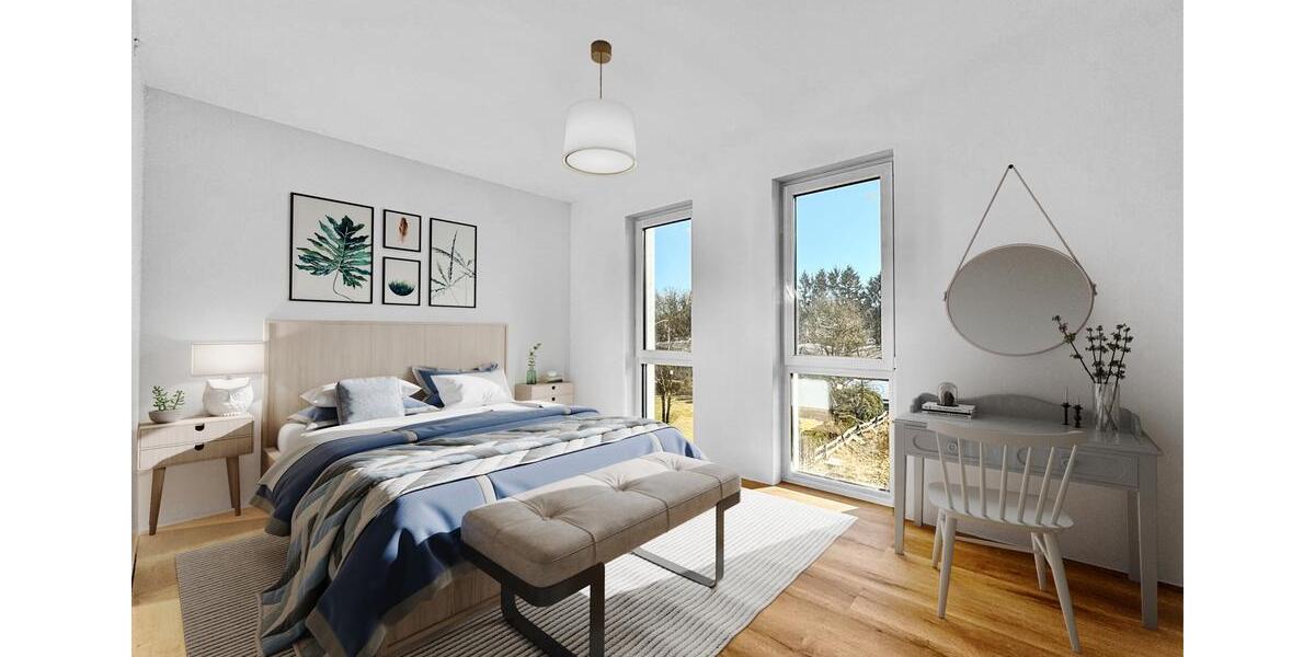 Top-3-Zimmer-Penthouse-Wohnung mit Blick ins Grüne, Dachterrasse, GlasfaserBreitband, Energie: A+ 3 zimmer