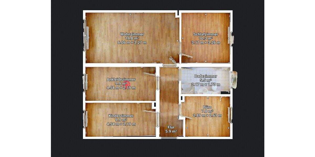 Etagenwohnung Barby Tornitz - 4 Zimmer, 69 m&sup2;, 400&euro; | Angebot:25708716