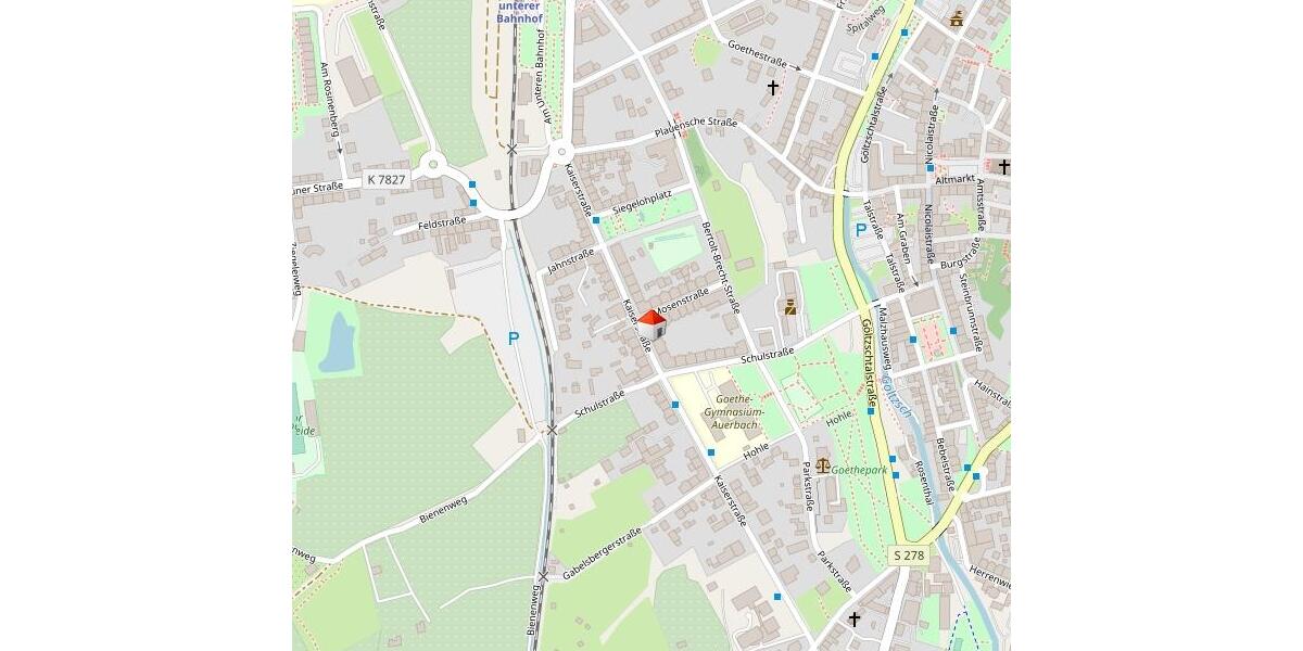 Etagenwohnung Auerbach/Vogtland Vogtland - 4 Zimmer, 106 m&sup2;, 583&euro; | Angebot:26073243