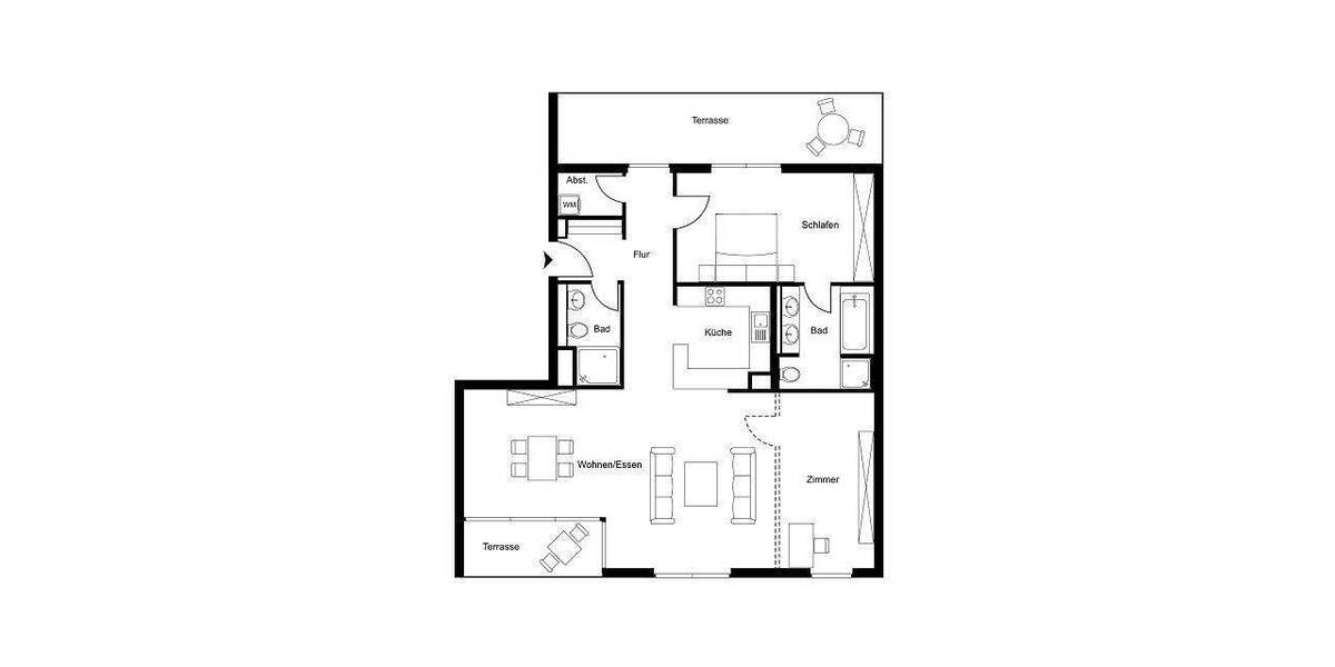Etagenwohnung Berlin Moabit - 2 Zimmer, 122 m&sup2;, 3.200&euro; | Angebot:24825721