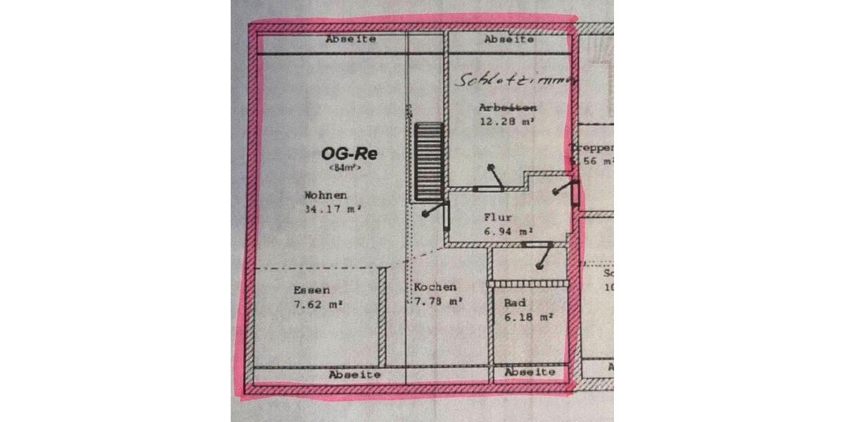 Maisonettenwohnung Bassum - 3 Zimmer, 84 m&sup2;, 859&euro; | Angebot:26012814