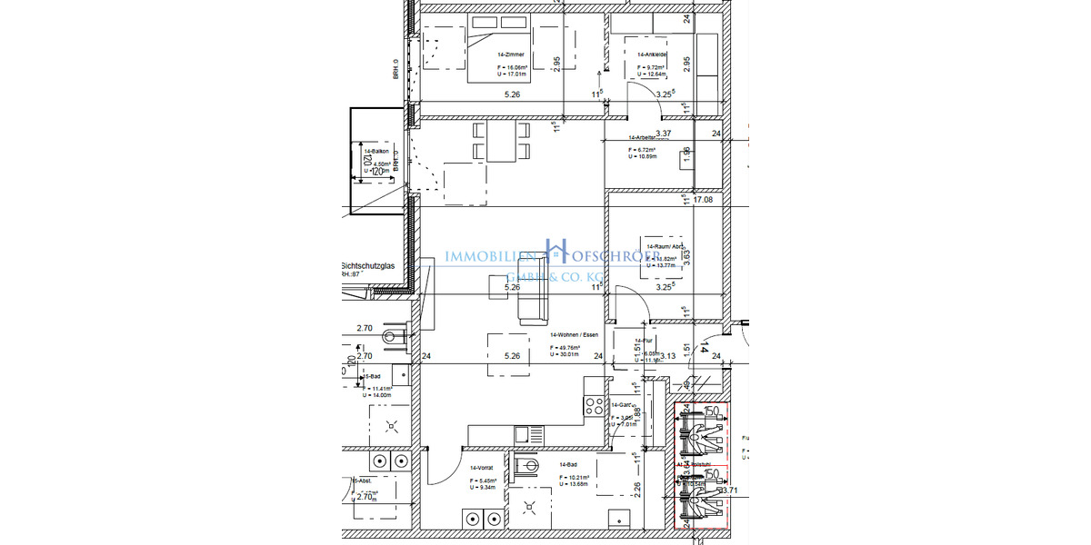 Etagenwohnung Esterwegen - 2 Zimmer, 96 m&sup2;, 875&euro; | Angebot:25777447