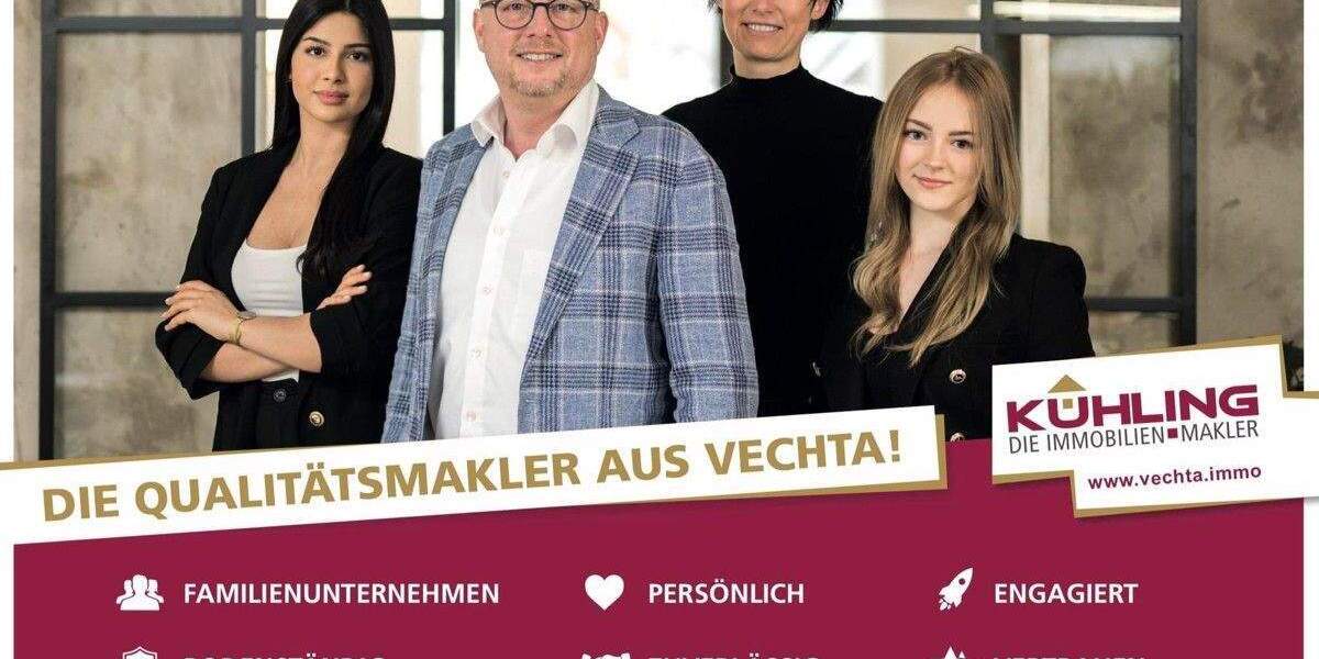 Gewerbeobjekt Vechta - 4 Zimmer, 164 m&sup2;, 1.400&euro; | Angebot:24725422