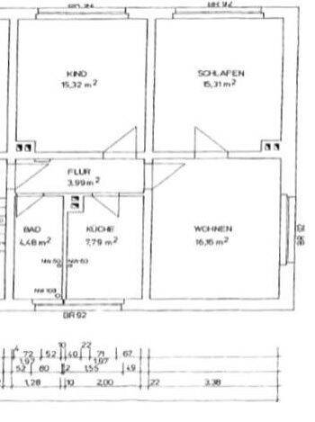 Etagenwohnung Boxberg/Oberlausitz Uhyst - 4 Zimmer, 73 m&sup2;, 370&euro; | Angebot:26628980