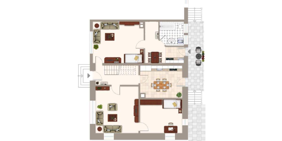 Etagenwohnung Hilzingen Weiterdingen - 3 Zimmer, 105 m&sup2;, 1.155&euro; | Angebot:25708458