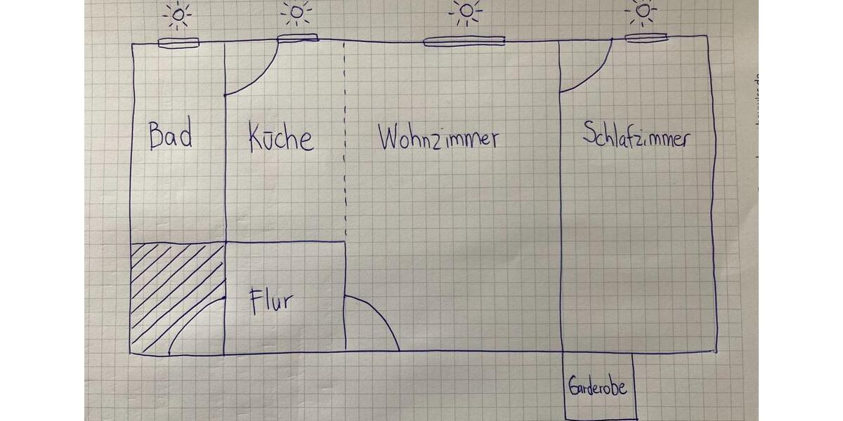 nur zur Untermiete! (16.02-31.03.26) Möblierte Wohnung Innenstadt 2 zimmer