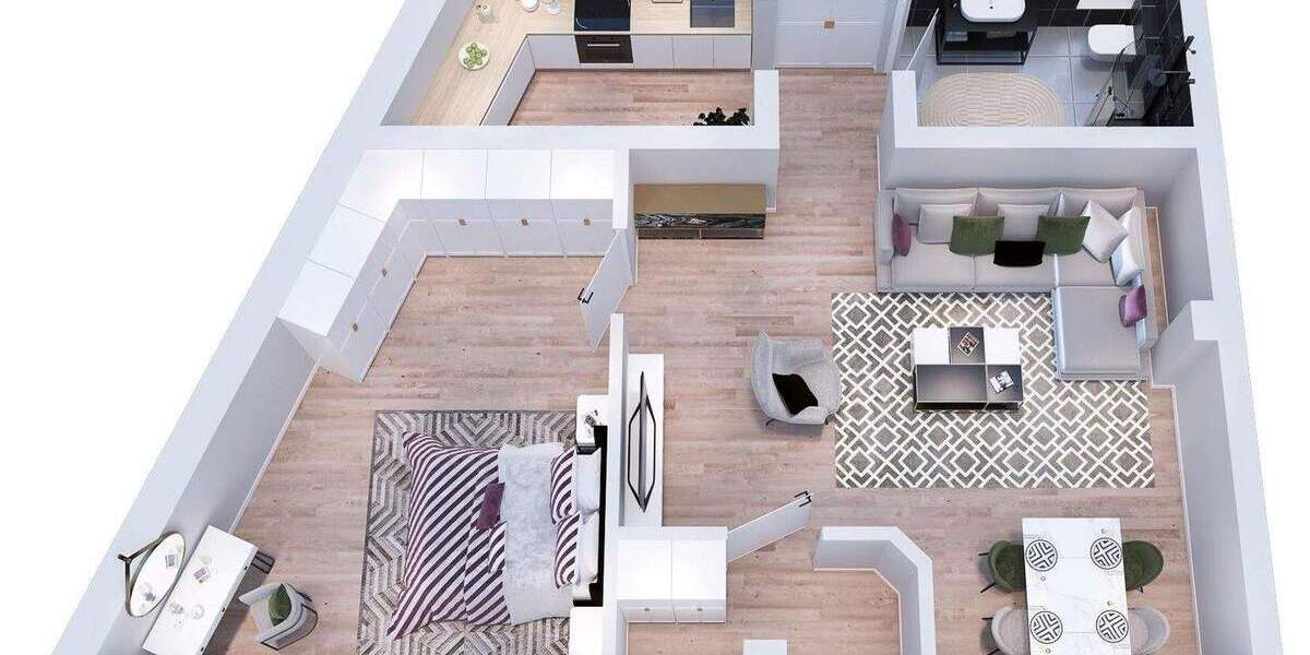 Etagenwohnung Kamp-Lintfort Geisbruch - 2 Zimmer, 64 m&sup2;, 730&euro; | Angebot:24781711