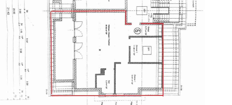 Dachgeschoßwohnung Eislingen (Fils) - 3 Zimmer, 100 m&sup2;, 1.000&euro; | Angebot:26167382