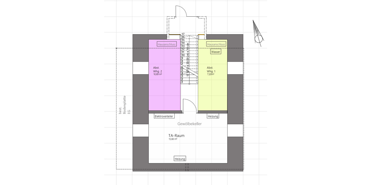 Terrassenwohnung Künzelsau - 2 Zimmer, 38 m&sup2;, 550&euro; | Angebot:25927994