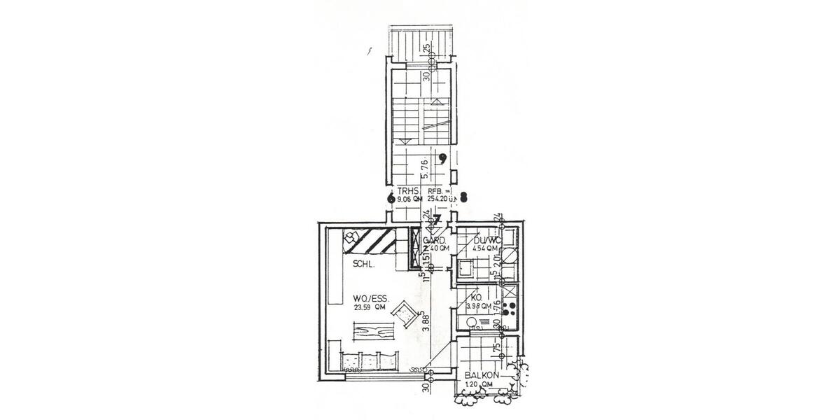 Etagenwohnung Abstatt - 1 Zimmer, 34 m&sup2;, 610&euro; | Angebot:26618487