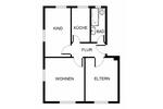 Erdgeschoßwohnung Bamberg Bamberg-Ost - 3 Zimmer, 60 m&sup2;, 736&euro; | Angebot:26642708