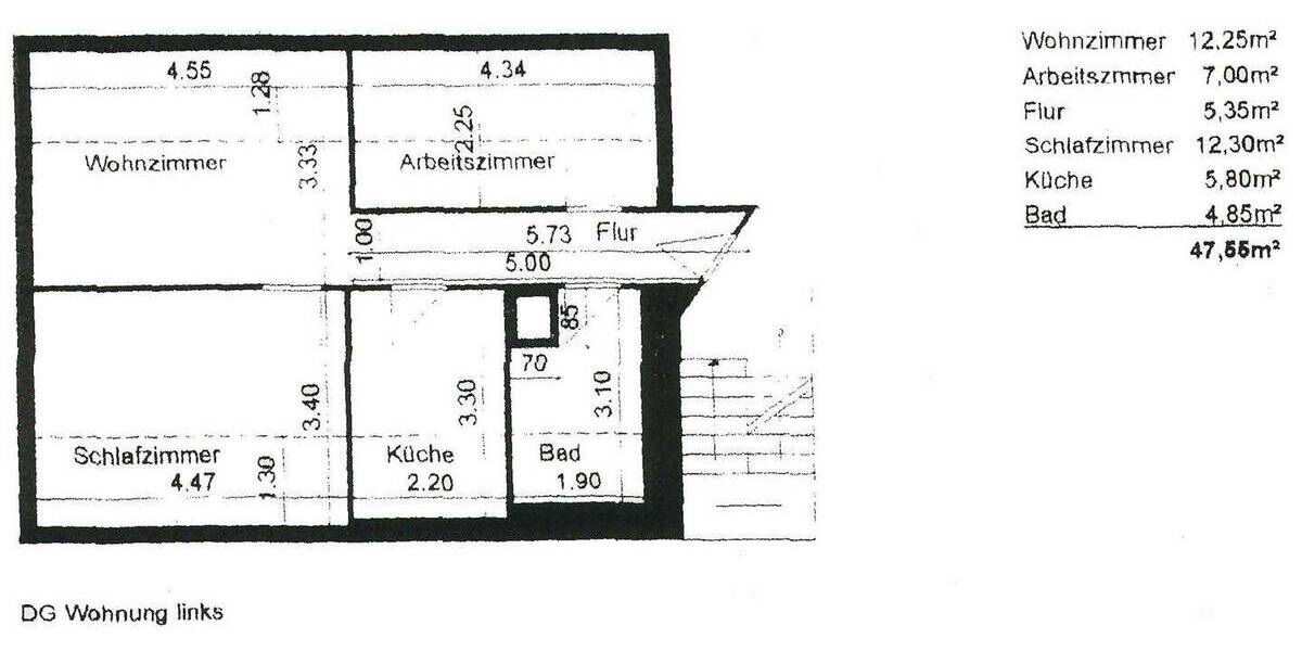 Etagenwohnung Gotha - 2 Zimmer, 320&euro; | Angebot:26119325
