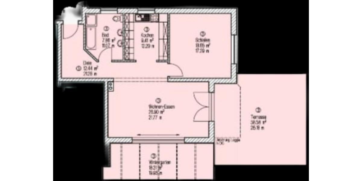 Wohnung in wunderschöner Lage – Frankenblick 2 zimmer